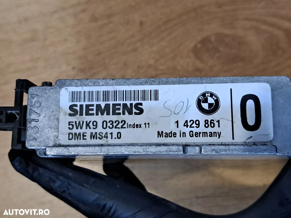 Unitate de control ECU calculator motor DME Original BMW E36 E39 E38 - 3