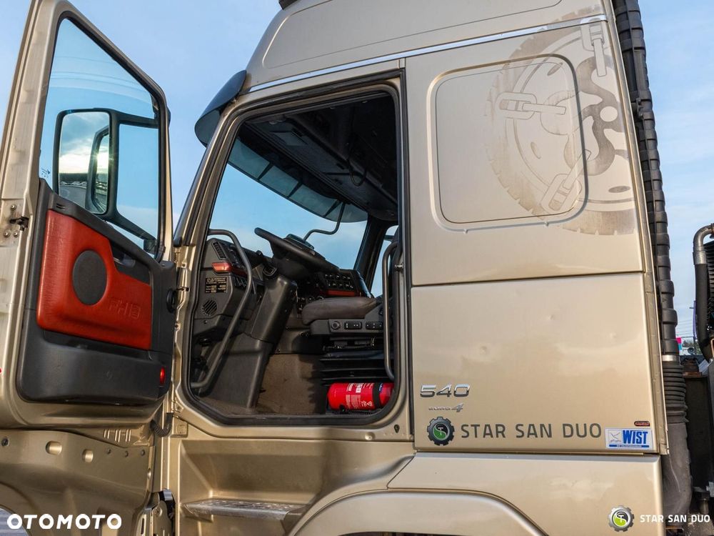 Volvo FH540 8x4 HIAB 477 E-6XS HDS Żuraw Fly Jib Wciągarka - 12