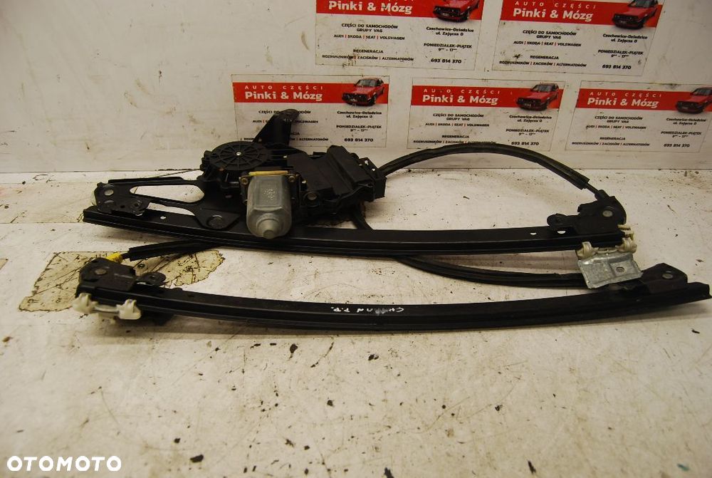 MECHANIZM SZYBY PRAWY PRZÓD + SILNICZEK VW SHARAN LIFT ALHAMBRA 7M3959802 00-10 7M0837402 - 2