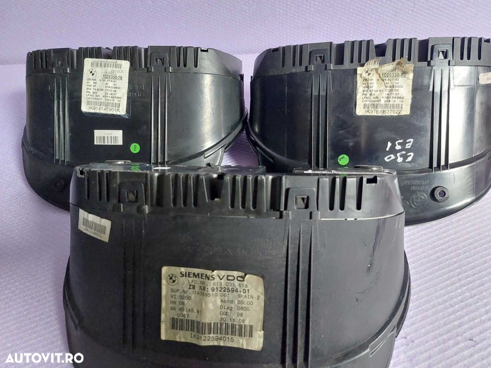 Ceasuri bord BMW E81 E82 E87 E88 E90 E91 E92 E93 Diesel Benzina - 5