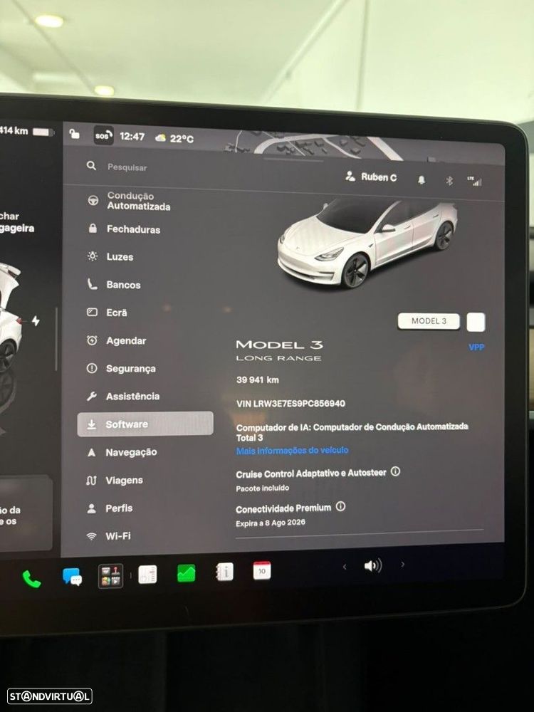 Tesla Model 3 Long Range Tração Traseira - 12