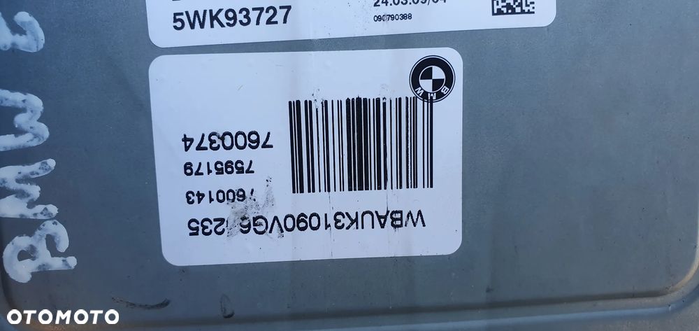 Komputer sterownik silnika BMW 1 E81 2.0i 7595179 - 6