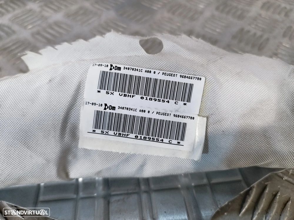 CORTINA CORTINAS AIRBAG AIRBAGS ESQUERDA DIREITA 8335WQ 9684667880 9801631380 PEUGEOT 3008 - 8