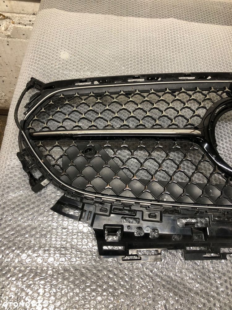 MERCEDES BENZ E KLASA W214 2023 -> GRILL ATRAPA CHŁODNICY A2148804501 NEON KOMPLETNA INSTALACJA - 2