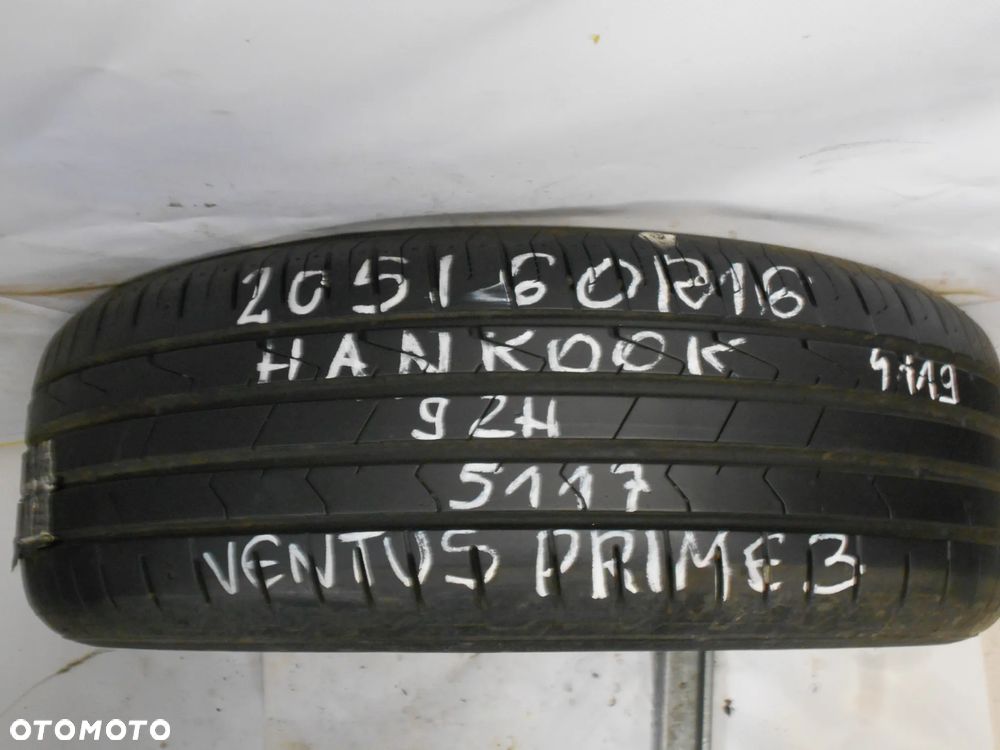 OPONA POJEDYNKA  205/60R16 HANKOOK VENTUS PRIME 3 DOT 5117 7.4MM - 1