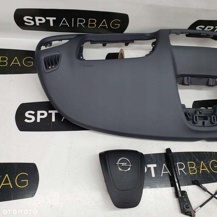 OPEL MOKKA DESKA ROZDZIELCZA KONSOLA KOKPIT PULPIT PODUSZKI AIRBAG AIR BAG PASY NAPINACZE KIT SET - 2