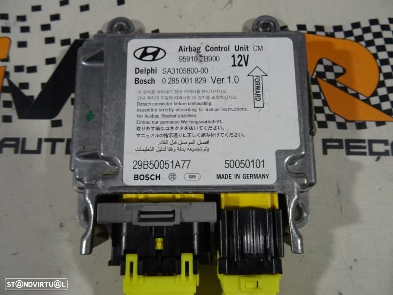 Centralina De Airbags Hyundai Santa Fé Ii (Cm)  95910 2B900 / Sa310580 - 2