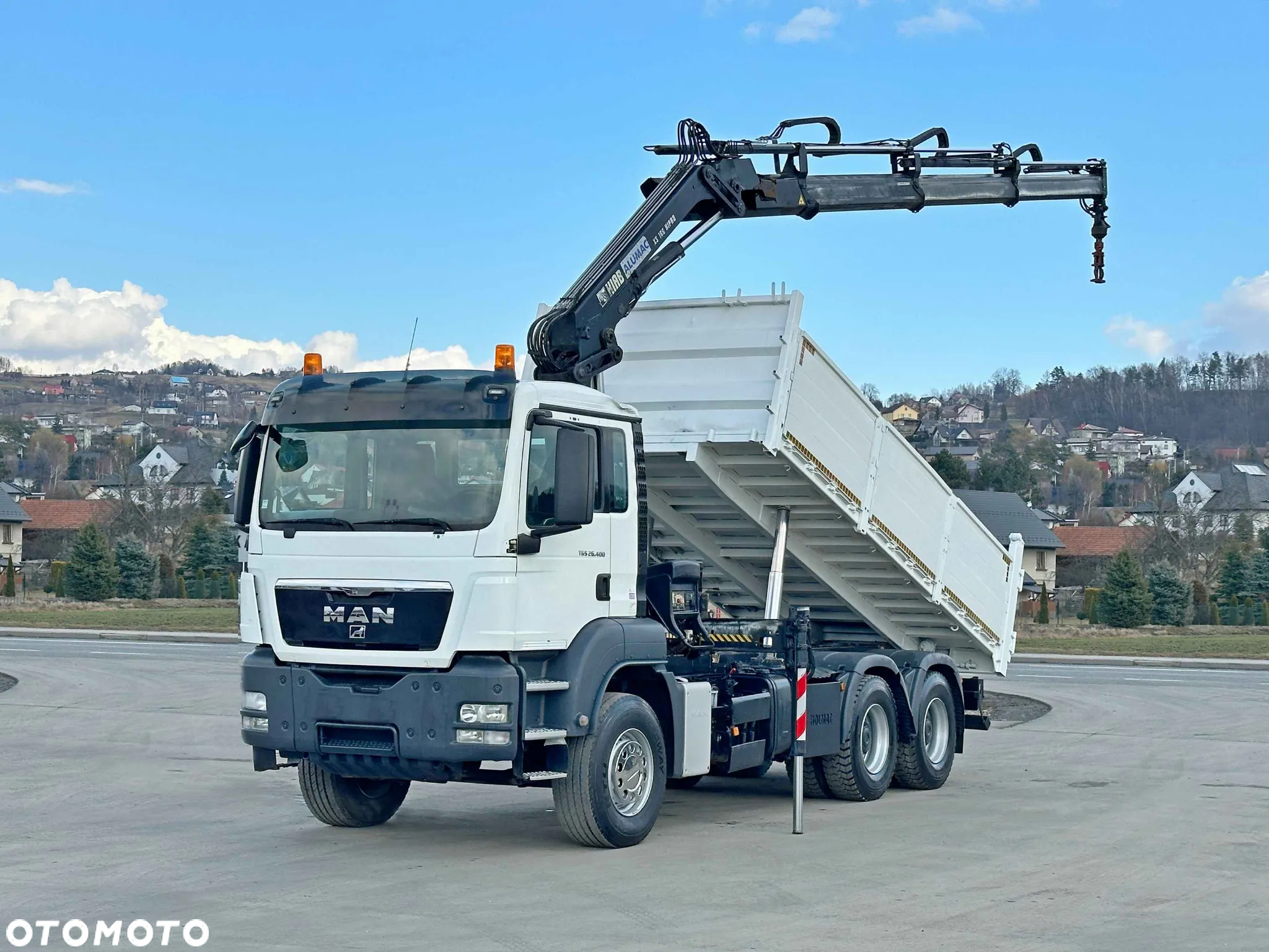 MAN TGS 26.400 *WYWROTKA 5,40m *HIAB 166 ES-3 HIPRO + PILOT * 6x4 *STAN BDB - 2