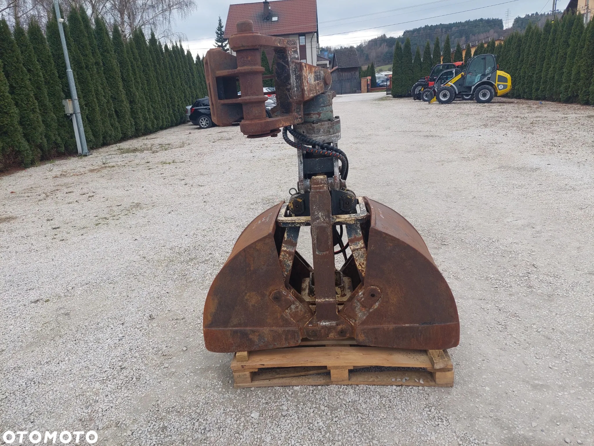 Łyżka chwytakowa, chwytak obrotowy rotor rotator koparki na szybkozłącze Nado SK 15 20 Komatsu PW PC 130 138 140 148 160 180 210 - 4