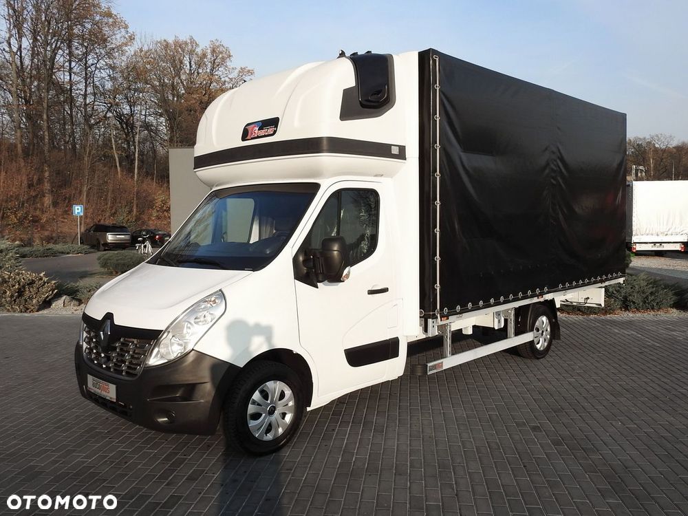 Renault MASTER PLANDEKA 10 PALET WEBASTO TEMPOMAT KLIMATYZACJA PNEUMATYKA  170KM - 17
