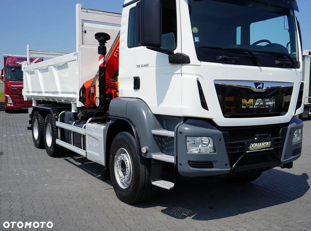 MAN / TGS / 33.420 / E 6 / WYWROTKA + HDS / FASSI F 175 / 6 X 4 / HYDROBURTA - 20