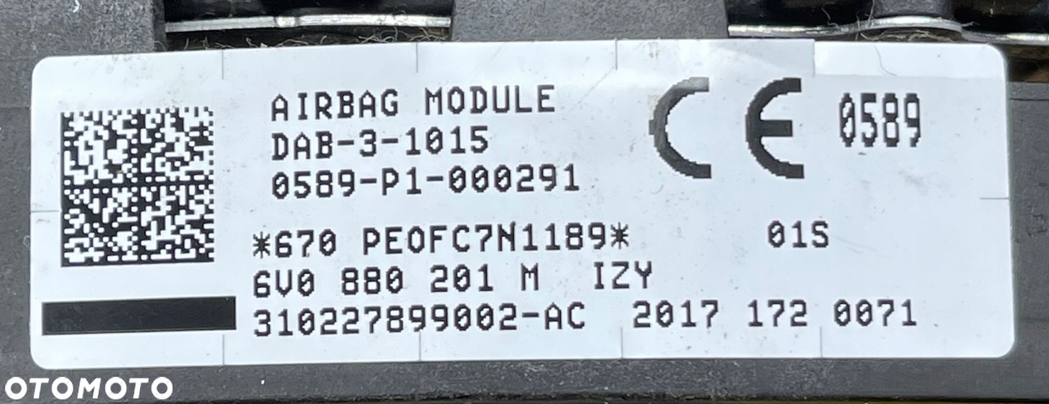 % SKODA KODIAQ OCTAVIA YETI PODUSZKA AIRBAG KIEROWNICY 6V0880201M - 4