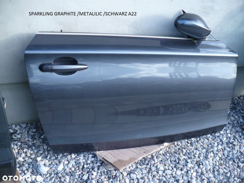 bmw 1 E81 E82 E88 DRZWI PRAWE SPARKLING GRAP.A22 EU. - 4