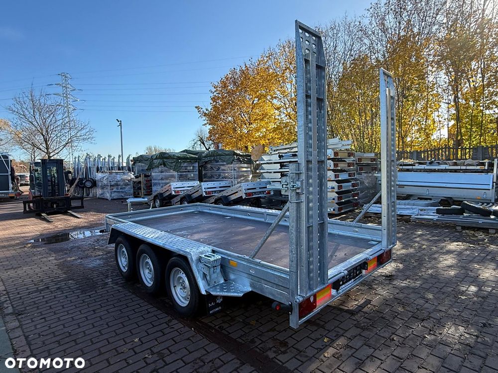 Niewiadów Przyczepa do przewozu sprzętu budowlanego Niewiadów K4035 400x190cm 3500kg 3 osie pod koparke minikoparka walec MOTOMUS Borowa - 3