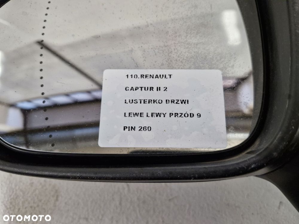 RENAULT CAPTUR 2 II LUSTERKO DRZWI LEWE 9 PIN - 8