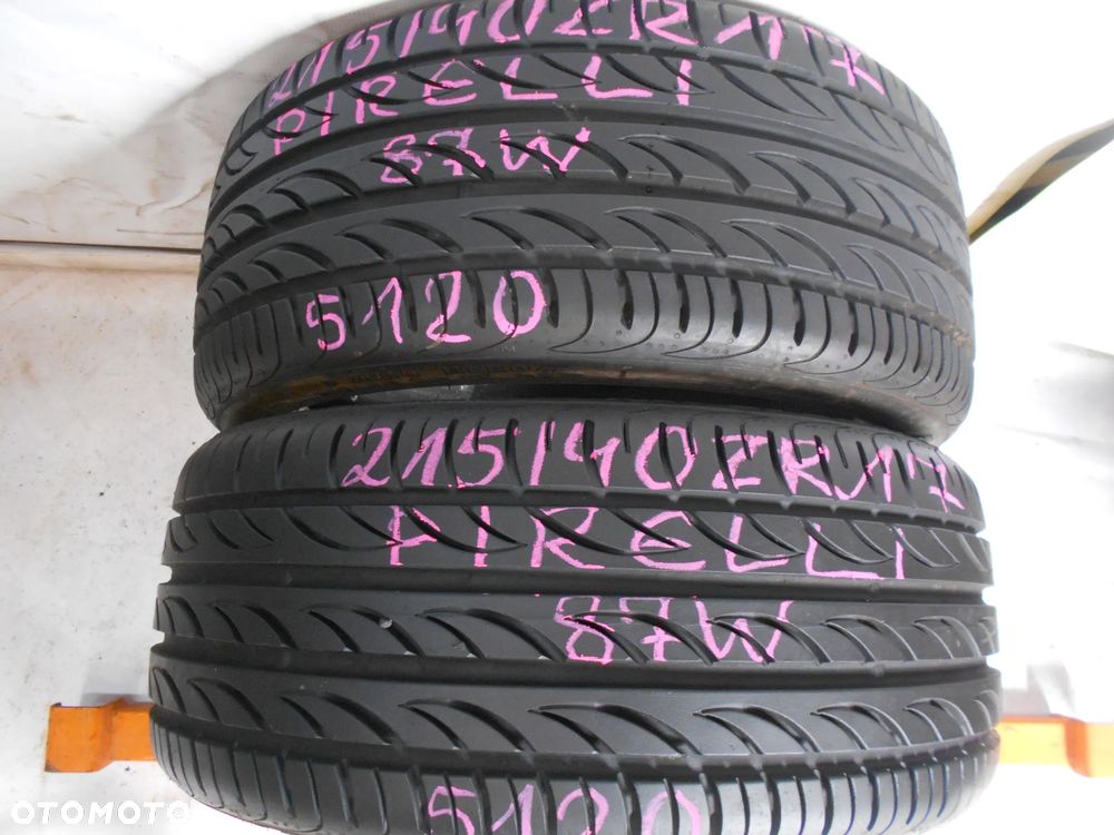 OPONY 215/40R17 PIRELLI PZERO NERO GT DOT 5120 8MM
