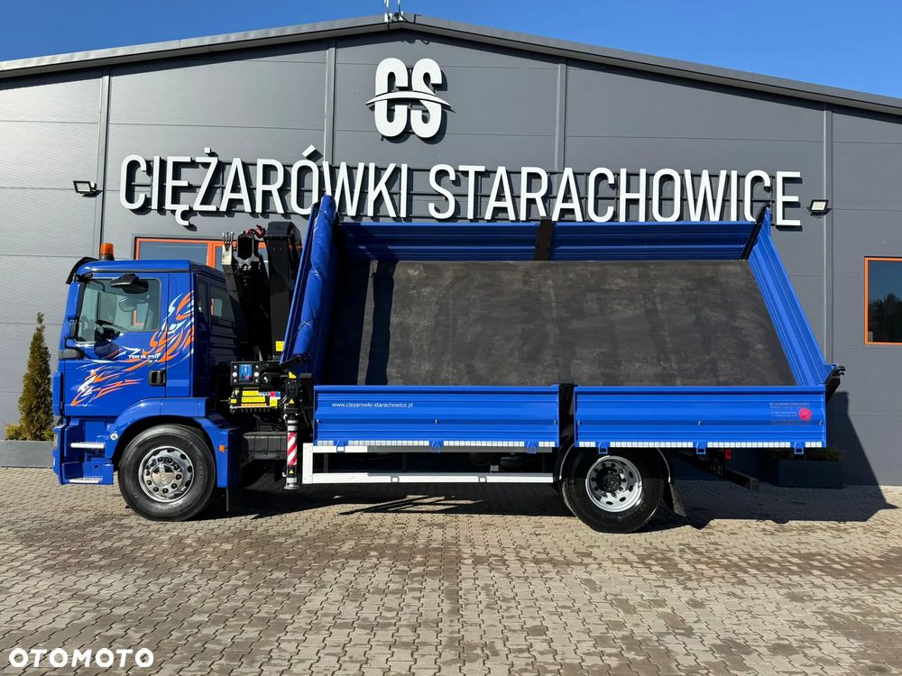 MAN TGM TGL TGS 18.250 // wywrotka 3-S + HDS HMF 1420 - K2 // E5 // budowlanka //żuraw dzwig kran crane // Świeżo sprowadzony!! - 21