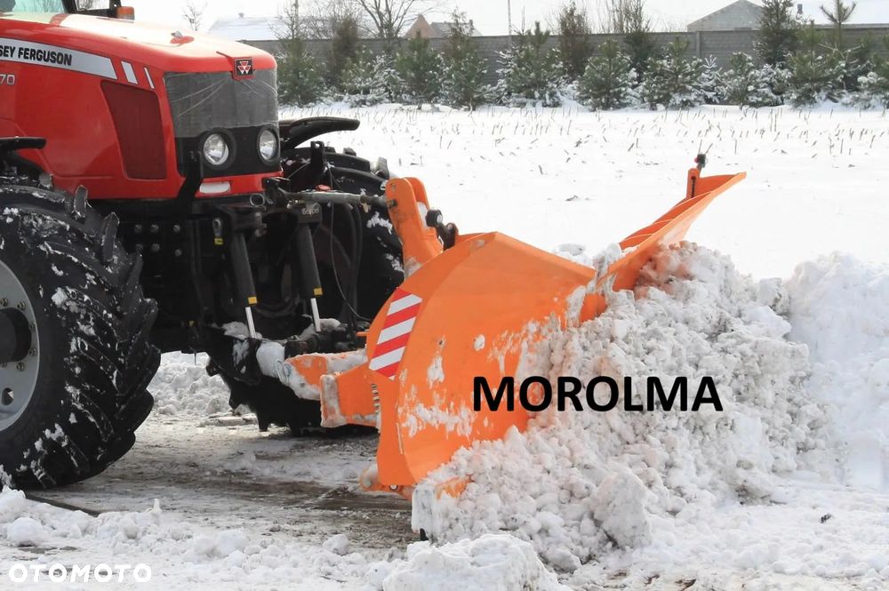 Składany pług do śniegu śnieżny komunalny ciężki 3,0 m TUZ kat II hydrauliczny