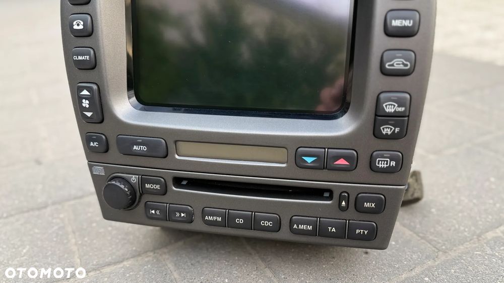 Navi JAGUAR X-TYPE RADIO CD WYŚWIETLACZ Radioodtwaracz klima CD nawigacja denso1x4310e8889gb 2004 japan 4x4318b876bc - 4