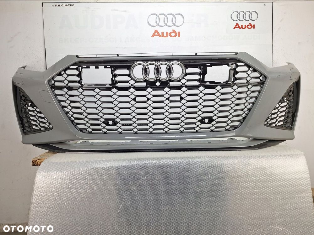 ZDERZAK AUDI RS6 RS-6 4K 4K0 C8 2019-2024 ORYGINAŁ OE ASO GRILL A KRATKA - 1