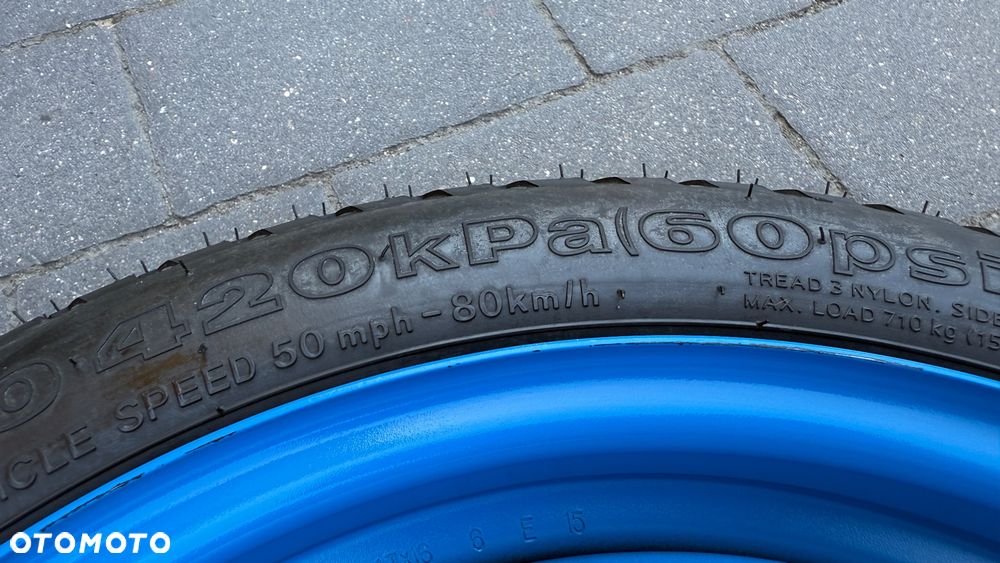 Koło dojazdowe r16 4x114.3 ET44 125/70 Epica Opel Chevrolet dojazdówka felga - 7