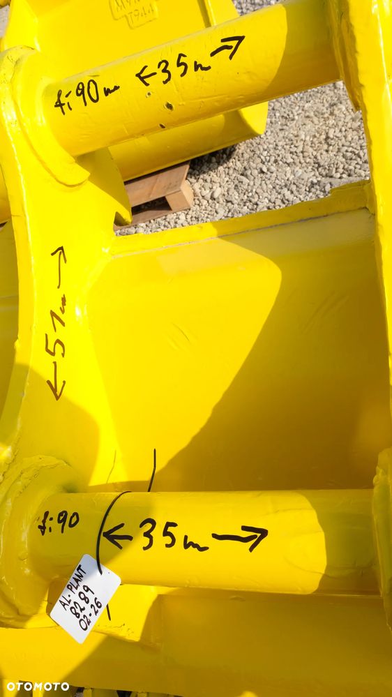 łyżka ażurowa duża 1.75m3 do koparki 30-40 ton sworzeń 90mm - 6