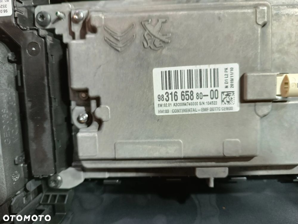 RADIO NAWIGACJA GPS WYŚWIETLACZ 9834033880 PEUGEOT EXPERT III JUMPY III PROACE - 5