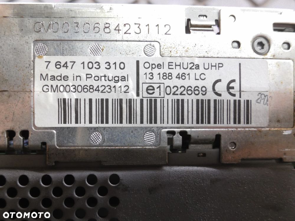RADIO FABRYCZNE OPEL ASTRA III H 13188461 RADIOODTWARZACZ CD30 MP3 POSIADAM 2 SZT - 6