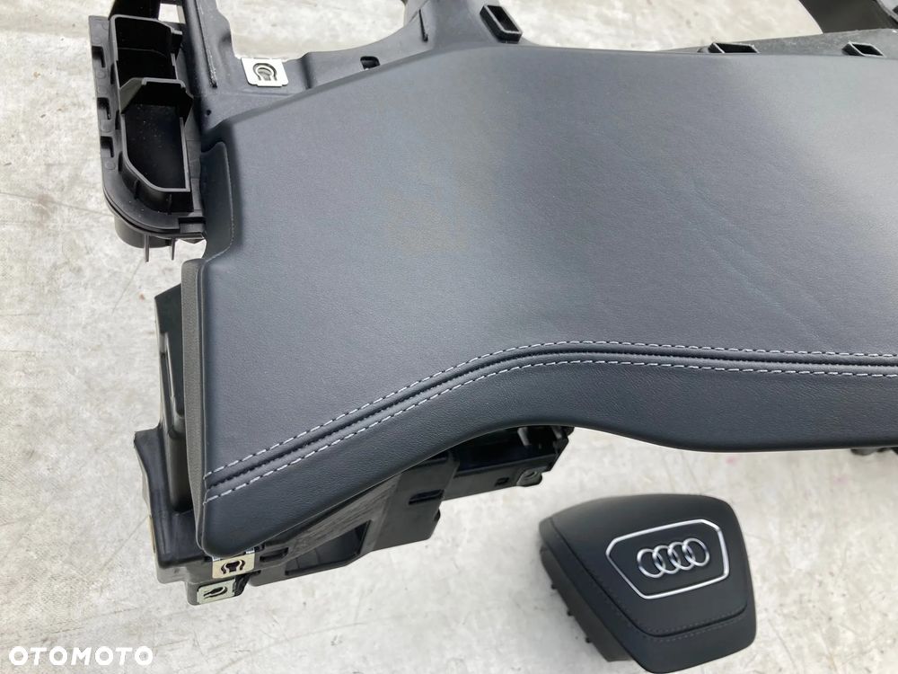 AUDI A6 S6 RS6 C8 A7 S7 RS7 4K DESKA KONSOLA KOKPIT PULPIT PÓŁKA PARAPET PODUSZKI POWIETRZNE AIRBAG KURTYNY KURTYNA PASY PAS BEZPIECZEŃSTWA Oryginał SKÓRA Okazja - 8