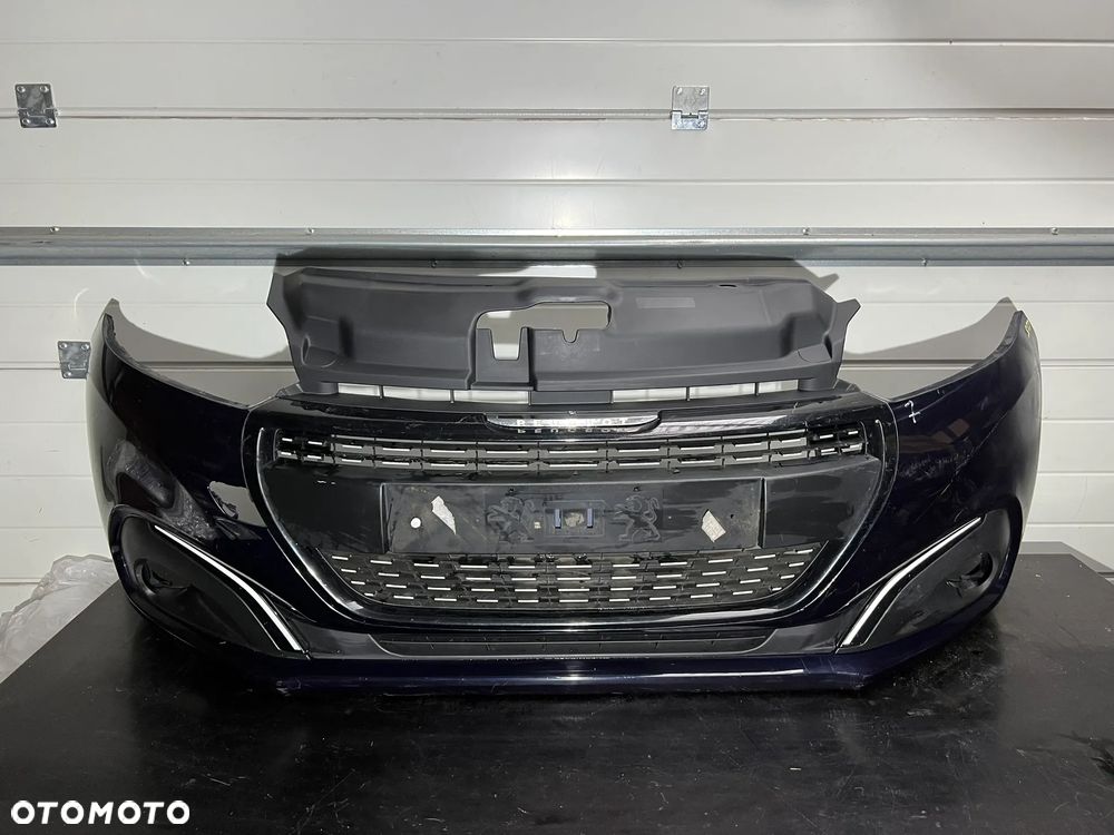 ZDERZAK PRZÓD PRZEDNI ALLURE BLACK PEUGEOT 208 LIFT - 2