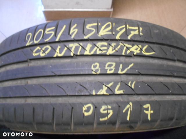 Opona pojedyńcza 205/45r17 continental conti sport contact 5 6,5mm lato