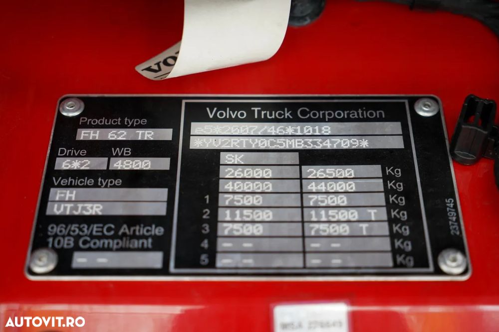 Volvo FH 460 / I-SAVE / SET TANDEM 120 M3 / TRANSPORT / I-PARK COOL / WIELTON/ 2021 - 37