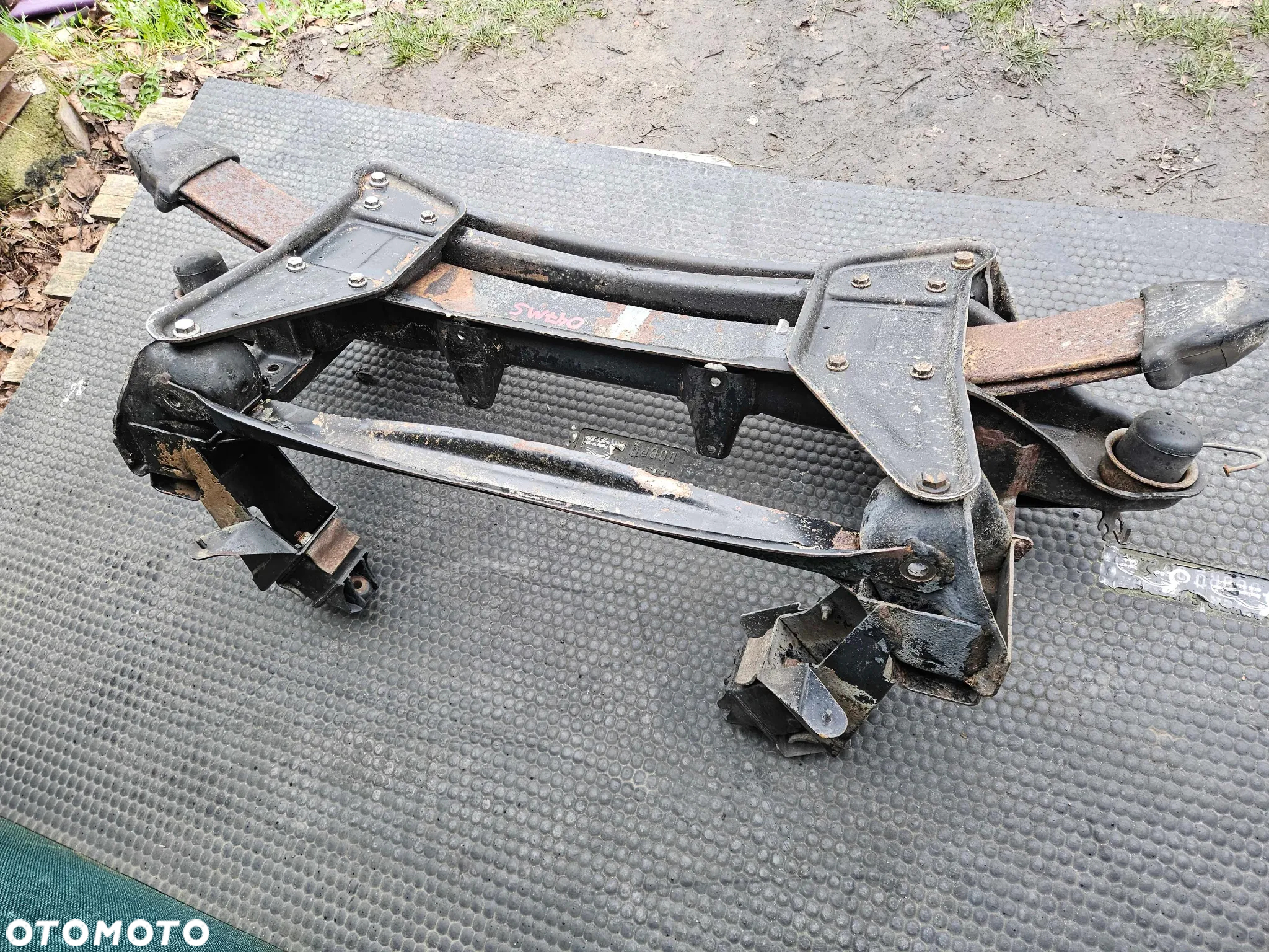 Sanki Belka Wózek Zawieszenia Trawers Przod Przednia Resor Pioro Mercedes Sprinter 901 902 VW LT - 27