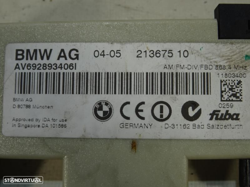 Amplificador Antena Bmw 3 (E90)  213675 10 / 11803400 / 6928934 / 2136 - 2