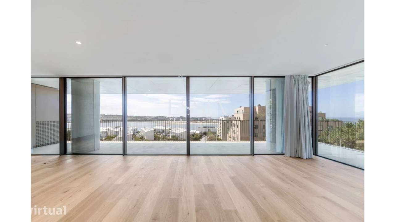 Apartamento T3 com Varandas Prolongadas Vista Rio I Miramar Tower - Grande imagem: 3/15