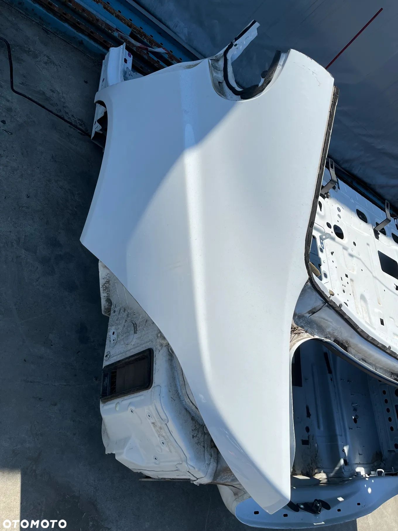JAGUAR XF SEDAN 2018R BŁOTNIK ĆWIARTKA LEWY TYŁ TYLNA  NER POLARIS WHITE - 1