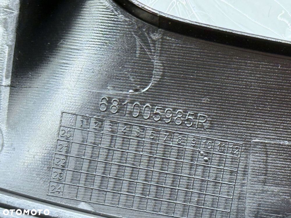 dysze kratki nawiewu przyciski plastik / dacia spring 681005985r - 5