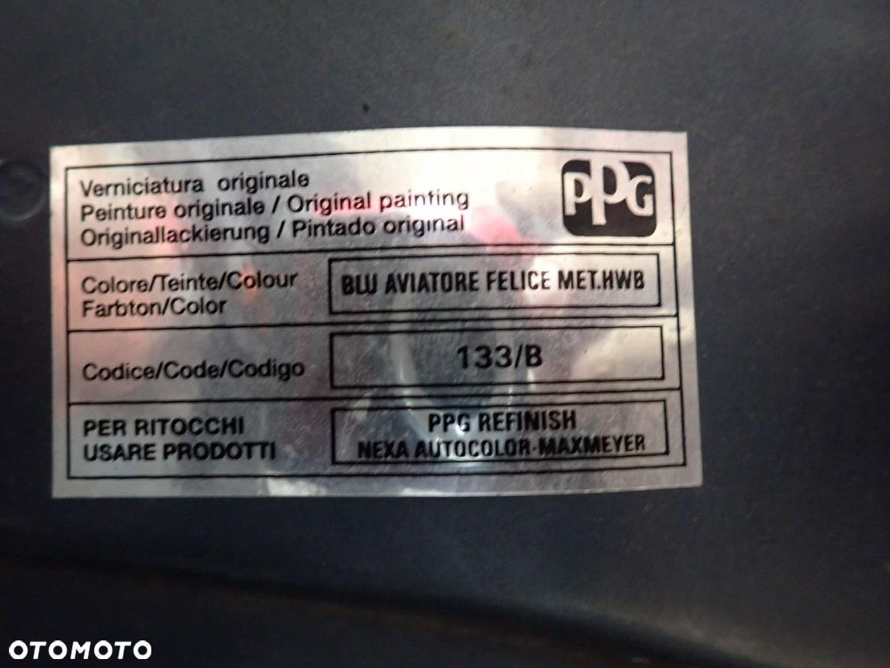CZĘŚCI - Fiat Grande Punto 1,4 8V 77KM 350A1000 HB 5D lakier 133/B 2007r. INDEX - 9986 - 15