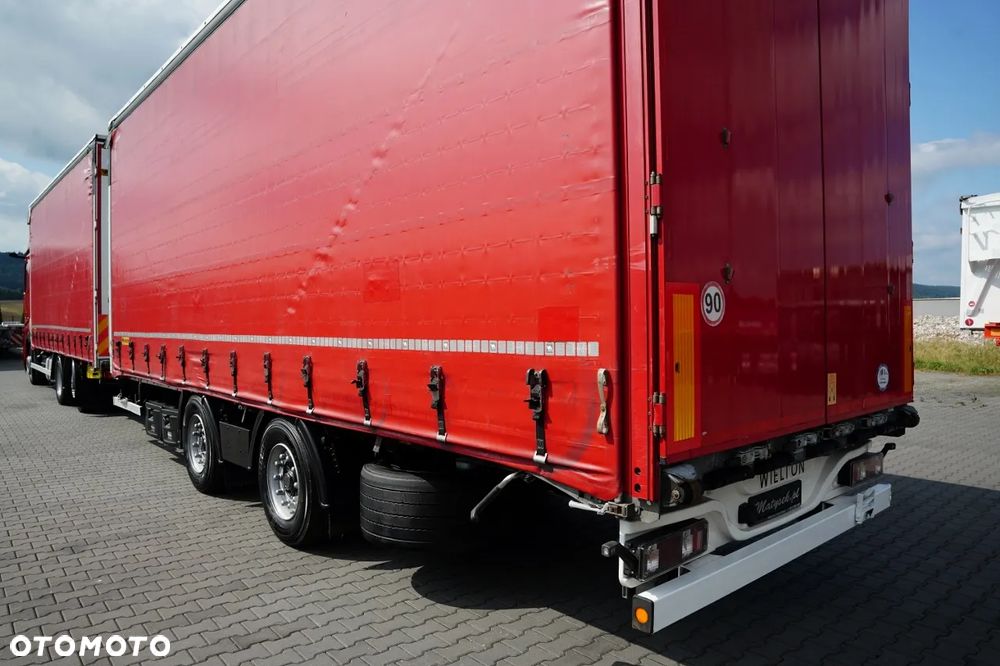 Mercedes-Benz ACTROS 2545 / ZESTAW TANDEM 120 M3 / PRZEJAZDOWY / FIRANKA - 7,4 M / BIG SPACE / WIELTON - 14