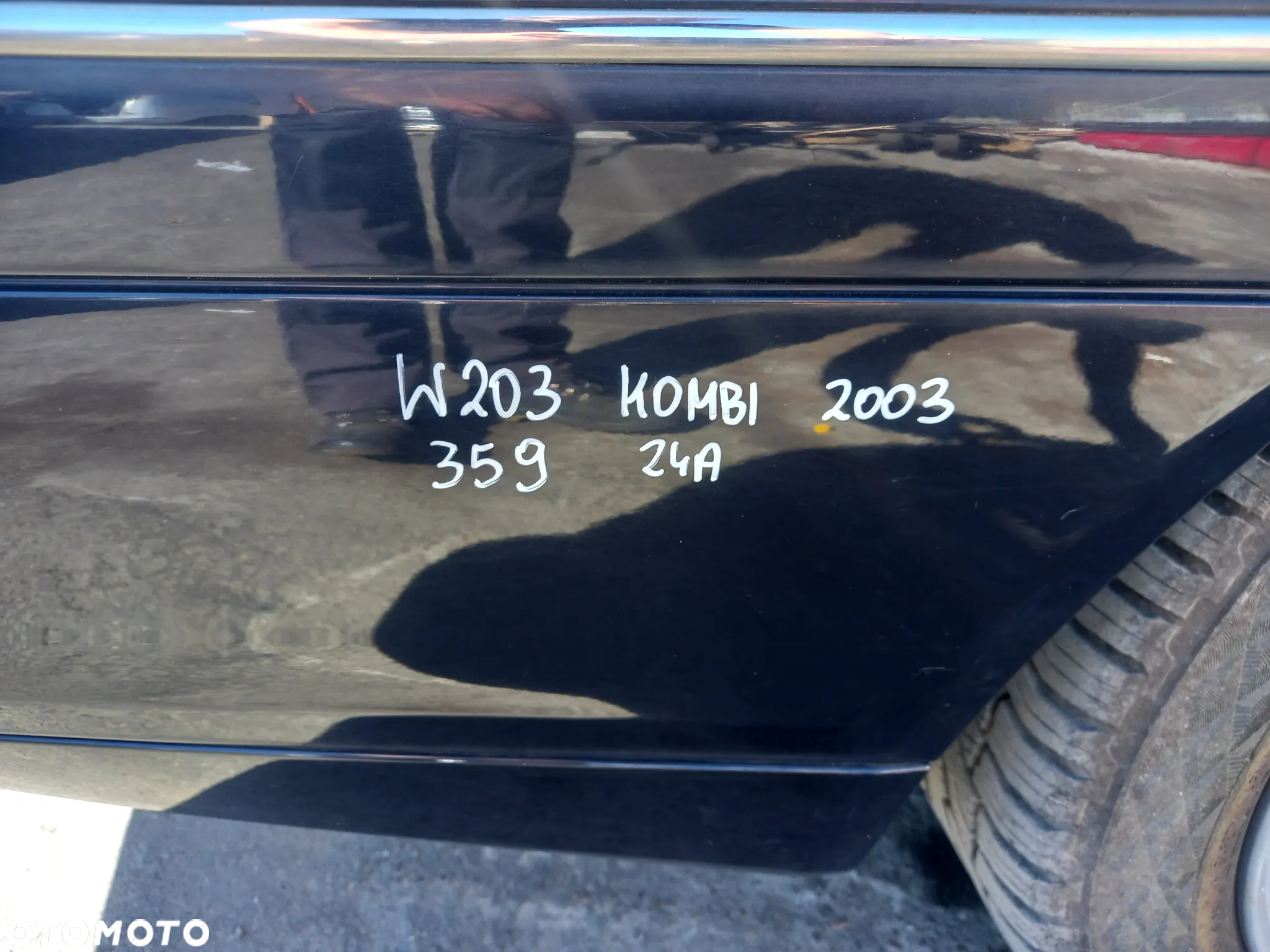 MERCEDES C W203 ZDERZAK TYŁ TYLNY TYLNI 359 KOMBI - 12