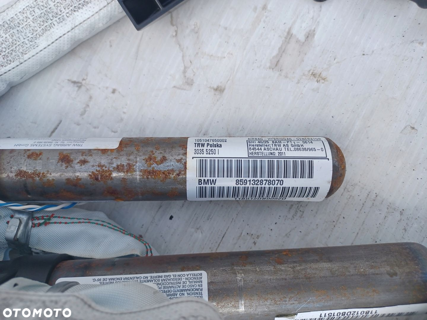 BMW E81 E87 LIFT AIRBAG PODUSZKA KURTYNA LEWA 84913287707W - 2
