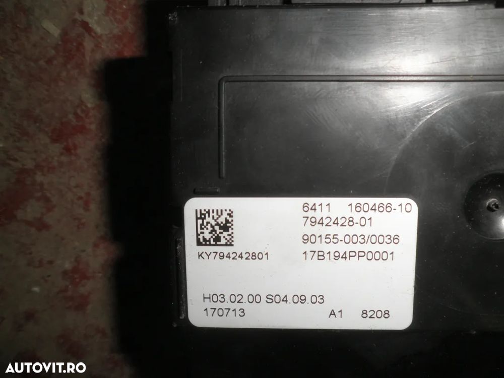 Modul / Calculator Clima BMW Seria 5 G30 G31 7942428 160466 9891184 - 3