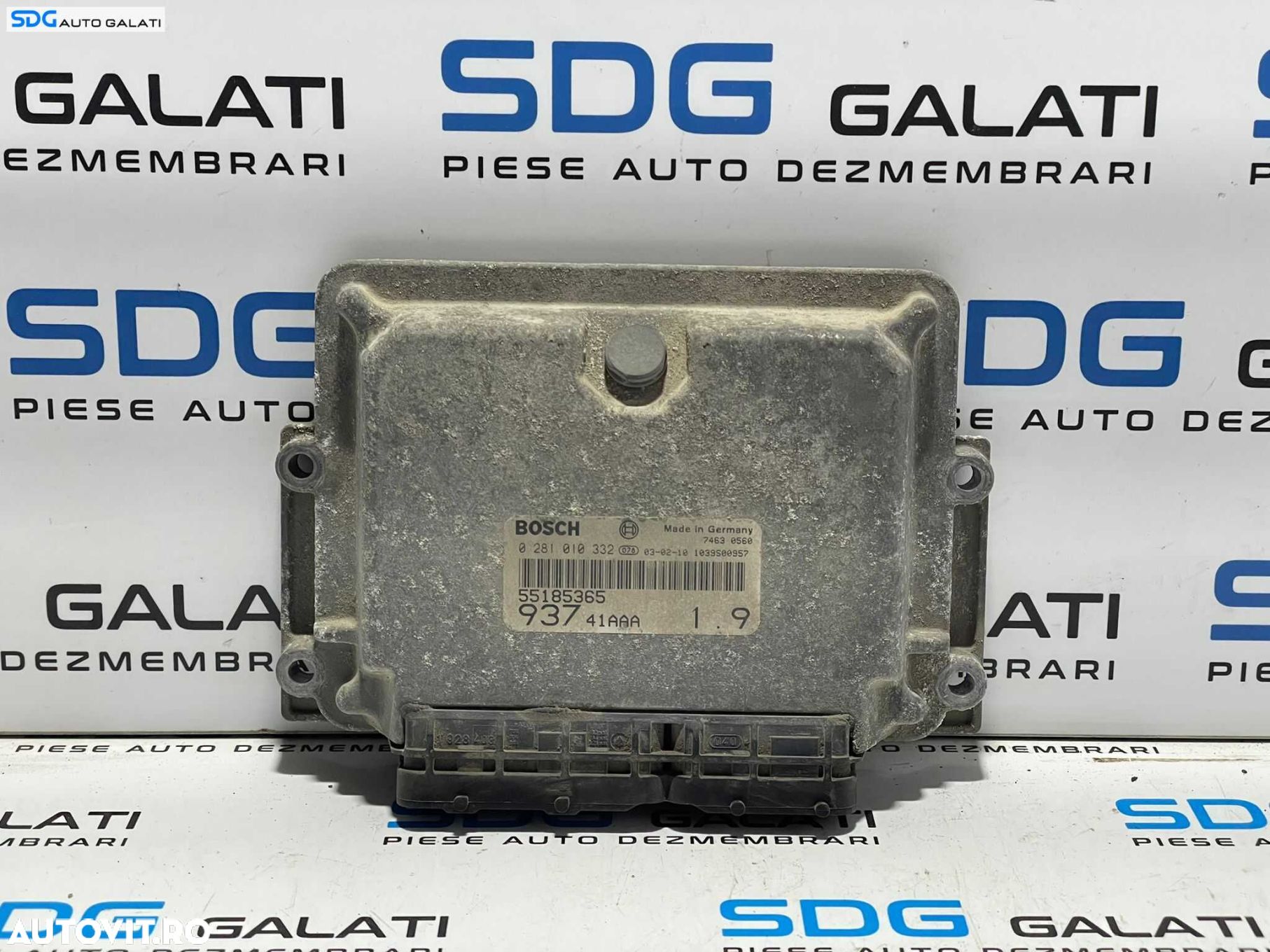 ECU Calculator Motor Bosch Alfa Romeo 147 1.9 JTD 2000 - 2007 Cod 55185365 0281010332 [L3129] [L3131] - 1
