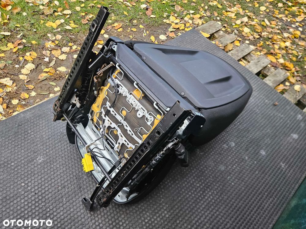 Fotel Kierowcy Siedzenie Welur Czarny Zagłówek BMW 3 E90 E91 2009r Lift LCI - 35