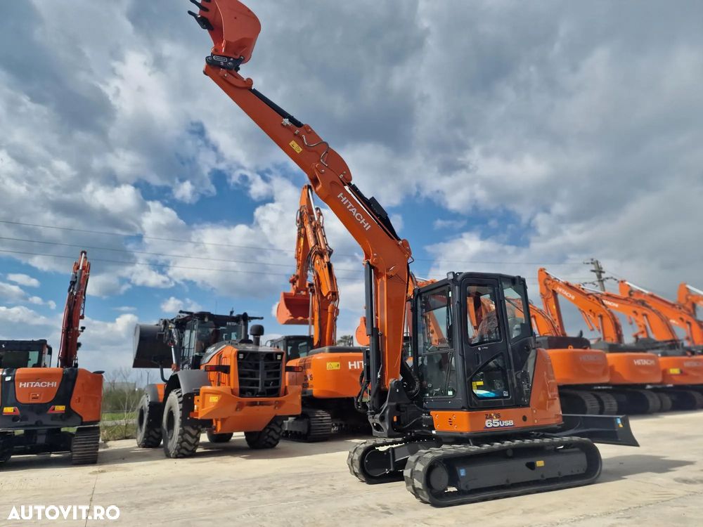 Hitachi ZX65, 6,5tone, 2025, NOU, 66.900 EUR+Tva, PROMOTIE CUPLA RAPIDA+3 CUPE NOI, Aer cond, Inst picon, Ad sapare 4,5m, latime 2m, inaltime 2,55m, posibilitate leasing 5 ani, SUPER PRET 66.900 EUR+Tva - 28