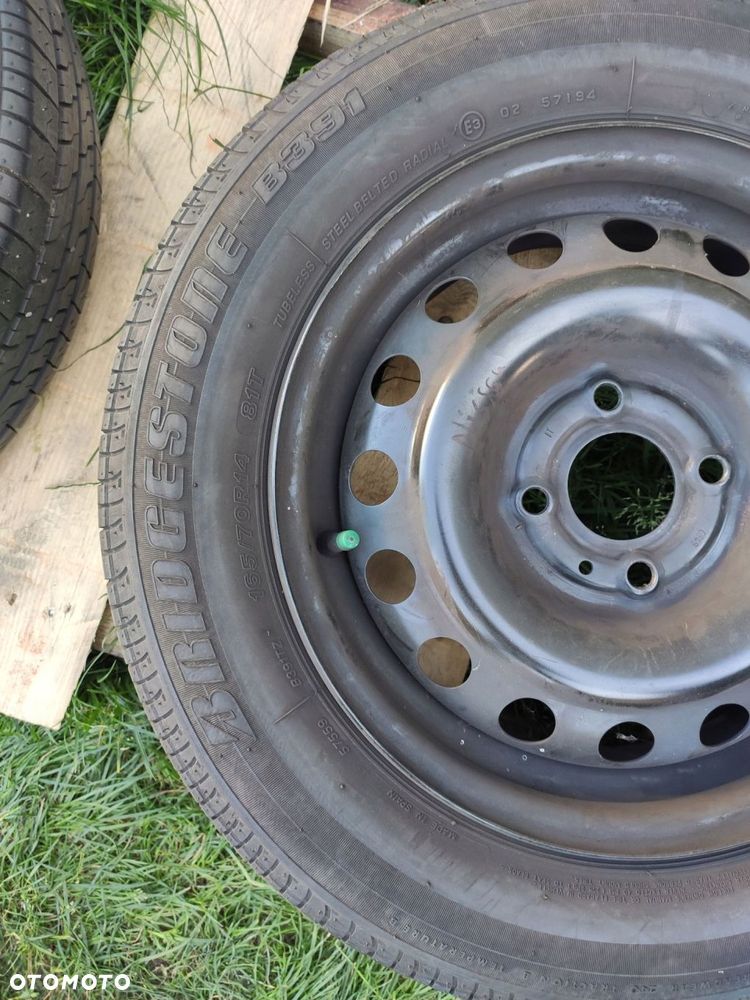 KOŁA FELGI STALOWE OPONY LATO NISSAN MICRA 14'' - 5