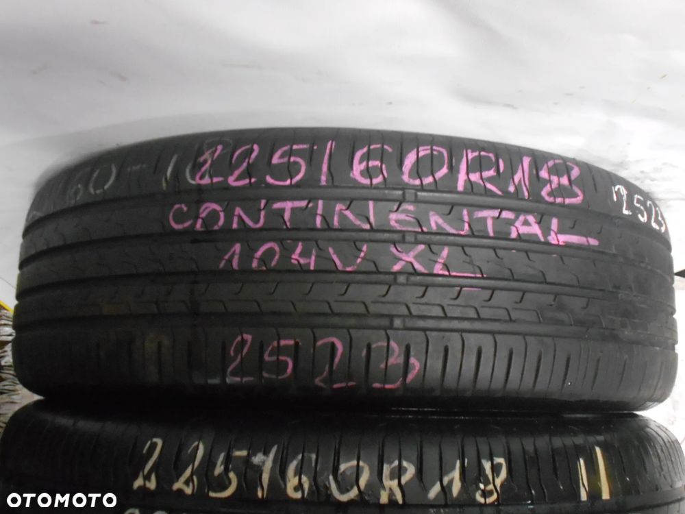 OPONY 225/60R18 CONTINENTAL ECO CONTACT 6 XL DOT 2523 7MM - 2