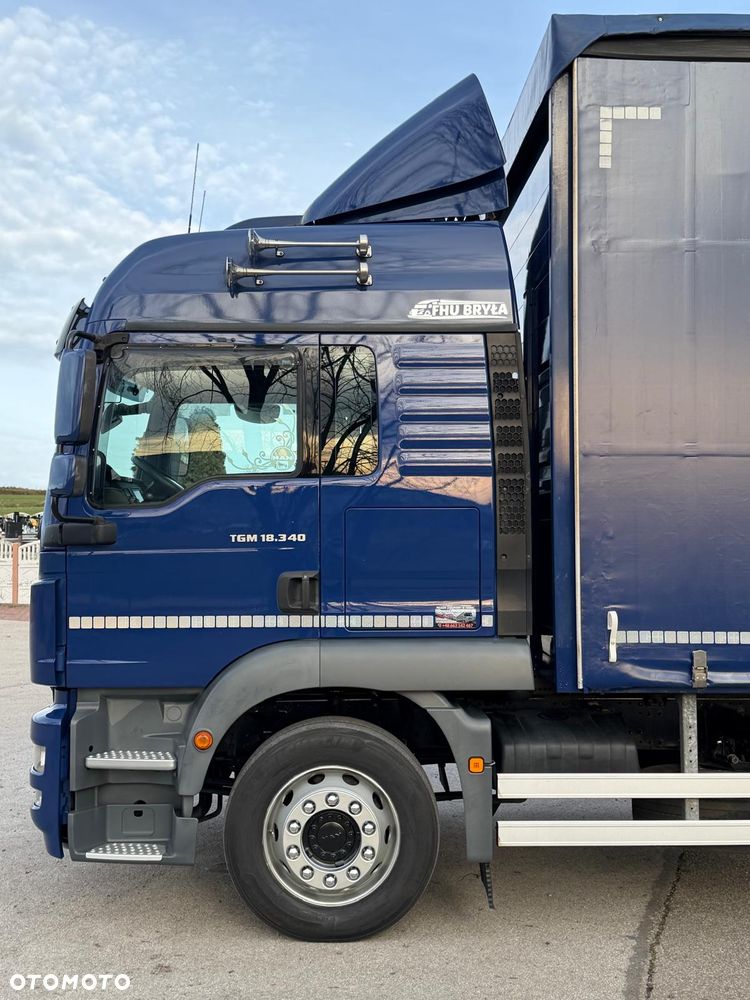 MAN TGM 18.340 / FIRANKA / SPROWADZONY /  9100 ŁADOWNOŚĆ / 18 PALET / E6 /  WINDA / - 8