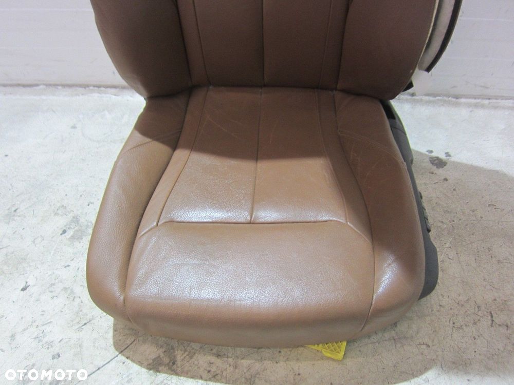BMW 3 F30 F31 FOTEL KIEROWCY LEWY DAKOTA BRAUN SKÓRA BRĄZOWA 52107941262 - 2