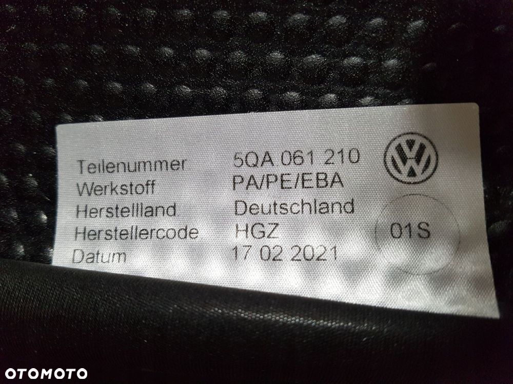 vw touran mata do bagażnika dwustronna 5 osobowy om 5qa061210 - 4